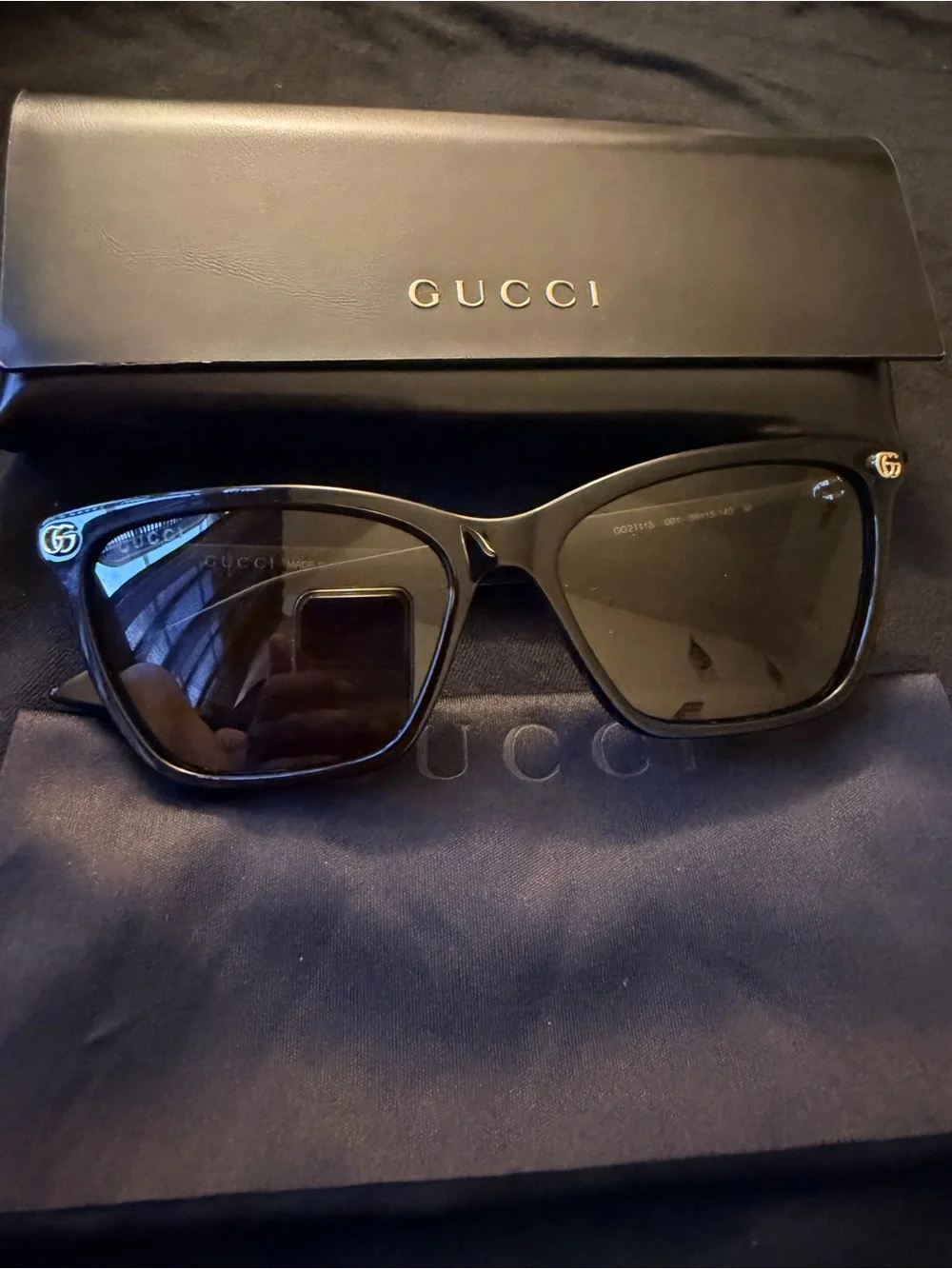 Gucci GG2111S Men's Sunglasses - Black